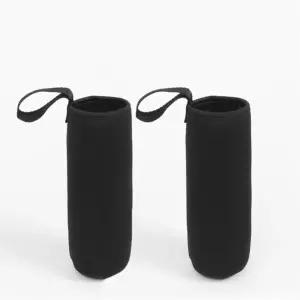 모아니샵 네오프렌 물통파우치 550ML 블랙 2P 텀블러파우치