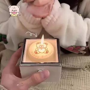 프로포즈 자동회전 케이크 케이스 반지