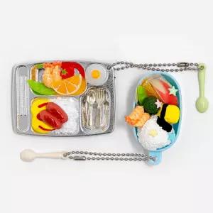 미니 키링 만들기 세트 미니어처 음식 도시락 DIY 굿즈 열쇠고리