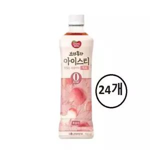 동원 보성녹차 칼로리제로 아이스티 복숭아 500ml 24개입