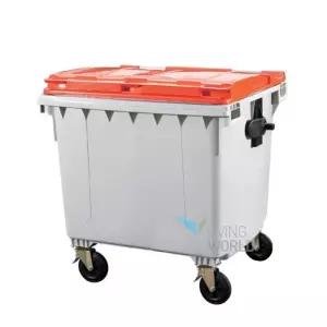 1100L 아파트쓰레기통 대형휴지통 재활용수거통 분리수거함 상차용 대형쓰레기통 분리수거통