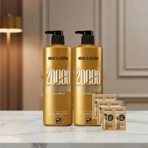 미쟝센 프로틴테라피클리닉20000샴푸1000ML 2입 프로틴테라피 12ml 3개 증정