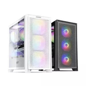 DARKFLASH DRX70 MESH RGB 강화유리 화이트 (미들)