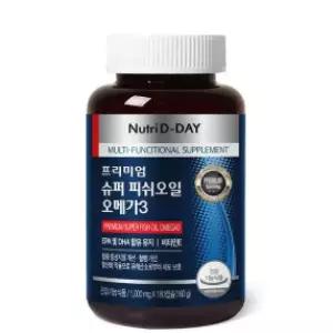 뉴트리디데이 프리미엄 슈퍼 피쉬오일 오메가3 1병 6개월분 180캡슐