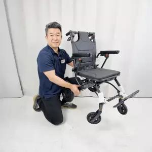 가벼운 접이식 여행용 휠체어 TW5SC 10.5kg 초경량 미니 소형 항공기 수화물