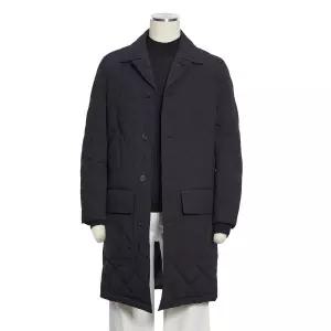 매장정품 renoma SS시즌 봄 세미 오버핏 블랙 컬러 누빔 롱 패딩 점퍼(RPIMBH01A) ro3601439 RPIMBH01A 111