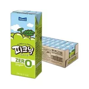 [매일유업] 피크닉 청포도 제로 200ml, 24입, 1개