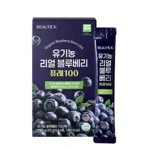 [롯데백화점]GNC [뷰틱]유기농 리얼 블루베리 퓨레100 (20g*14포)