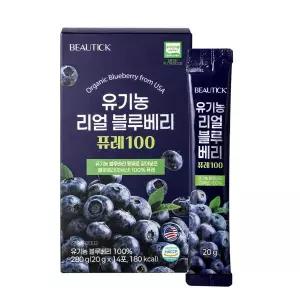 [롯데백화점]GNC [BEAUTICK] 유기농 리얼 블루베리 퓨레 100 ( 20g * 14포 )