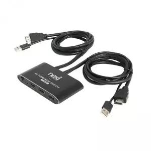 NX1281 4K 2포트 HDMI KVM 스위치(NX-7502KVM-4K)