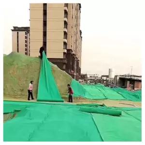 건설현장 매트 공사 덮개 미끄럼방지 50m 부직포 방진 100g 20cm 나무 덮개용