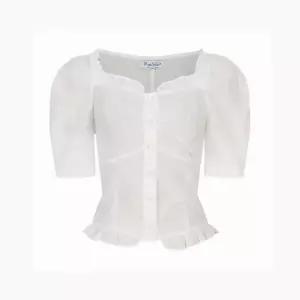 [에고이스트]BLUE LABEL] 러블리 셔링 볼륨 블라우스 ES2OBL06
