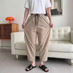 제니유 남성 여름 아이스 쿨 냉감 벌룬 스판 밴딩 팬츠