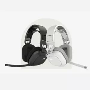 커세어 HS80 MAX RGB 무선 게이밍 화이트 헤드셋