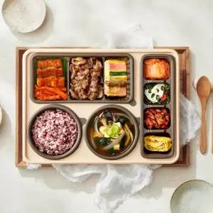 [본도시락] 건강집밥 더덕 장어구이 바싹불고기 한상