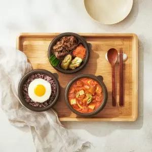 [본도시락] 밥도둑 집밥찌개 스팸김치찌개 정식