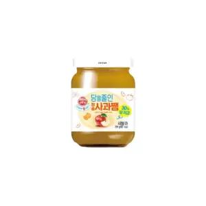 오뚜기 LIGHT&JOY 당을줄인 청송사과쨈 290g 2개 브런치 홈카페 과일잼