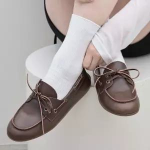 세인트 라운드 소가죽 보트슈즈 레이스업 로퍼 1cm -VS9021 2color 421491 스퍼