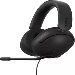 마이크가 장착된 소니 INZONE H3 유선 게이밍 헤드폰 PS5 오버이어 개인화된 360 공간 사운드 디스코드