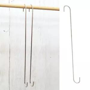 긴 s자고리 50cm 모자 전시용 옷가게 행거 에스자