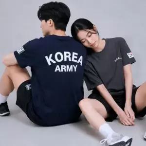 [텐바이텐][홍은]ROKA 로카 남녀공용 에어쿨 데일리 티셔츠 반바지 군인 반팔티