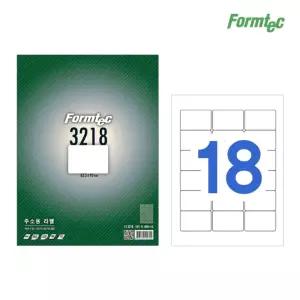 폼텍 주소용 라벨지 LS-3218 18칸 100매 A4