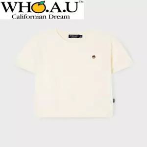 [모다아울렛][후아유]W.H.O Steve R-neck Plain Short Sleeve Sweater(IVORY)-WHKAG2425F_IC