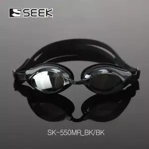 물안경 SEEK 수경 프리미엄 성인용 미러코팅 블랙 SK 550MRBK