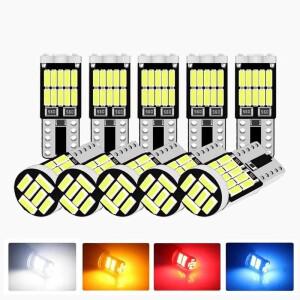 10개입 W5W T10 LED 전구 캔버스 26SMD 12V 194 168 자동차 실내 돔등 독서등 번호판등 주차등 시그널 램프