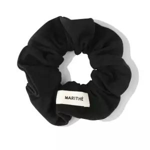 [아웃도어스/언더아머]마리떼 우먼 베이직 코튼 스크런치 MFG45CAC511 BLK NVY LHG