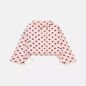 6634 ZARA 자라 여자 숏재킷 땡땡이 홀더넥자켓 5247730