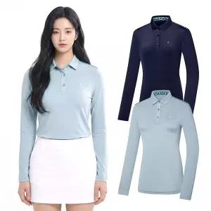[비티알] 여성 시원 냉감소재 골프 긴팔 카라 티셔츠 BSC413TT7W