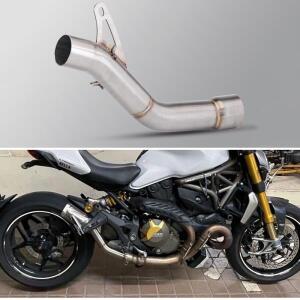 Ducati Monster 821 팔꿈치 바이크 오토바이 배기관 소음기 레이싱