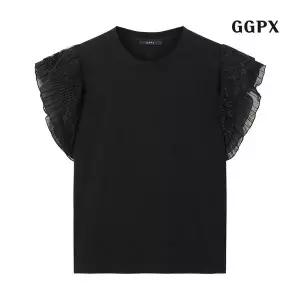 GGPX 퓨어 프릴 레이스 반팔 티셔츠 GQBLW094D 1385483