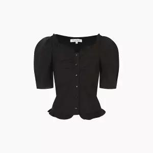 [에고이스트][AK분당점] [에고이스트] [BLUE LABEL] 러블리 셔링 볼륨 블라우스 ES2OBL06