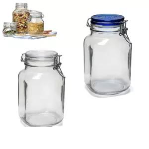 보르미올리 피도 2000ml 유리병 밀폐병 공병 주방용품 보관병 저장병 다용도