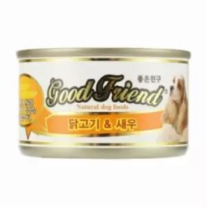 굿프랜드 닭고기n새우캔 100g 24개 1Box [BZE42357]