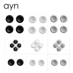오딘 2 포털/오딘 미니/오딘 게임 콘솔용 오리지널 조이스틱 캡 키 교체 키트 X A B Y 포함