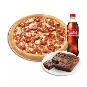 (파파존스) 오리지널 올미트(R)+더블 초코칩 브라우니+코카-콜라500ml