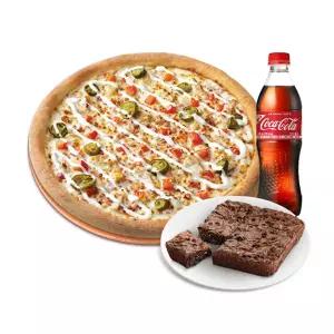 (파파존스) 오리지널 스파이시 치킨랜치(R)+더블 초코칩 브라우니+코카-콜라500ml