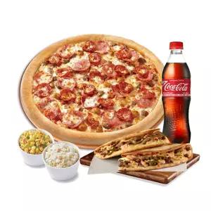 (파파존스) 오리지널 올미트(R)+더블 치즈버거 파파디아즈+파파콘샐러드+파파코울슬로+코카-콜라500ml
