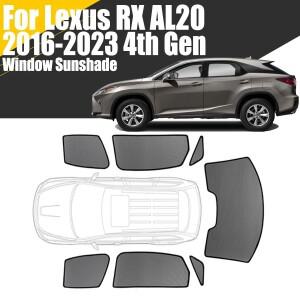 Lexus RX AL20 2016-2023 RX350 450H 4 세대 커튼 커튼 메쉬 앞 유리 프레임 용 맞춤형 자기 자동차 창 차