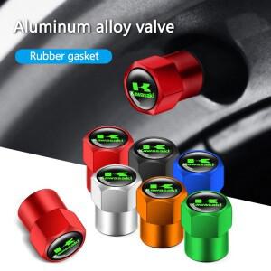 가와사키 닌자 H2 400 300 650 Z750 Z900 Z1000 바이크 오토바이 액세서리 용 4Pcs 합금 휠 타이어 밸브 스