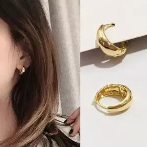 데일리 18k 골드 링 귀걸이 이어링 실버925 귀걸이 이어링 골드 은침 실버925 큐빅 드롭