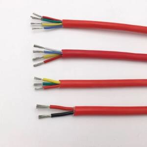 유연한 실리콘 고무 케이블 Sq 0.3 0.5 절연 구리 고온 와이어, 1 1.5 2 2.5mm x 3 4 코어, 5M, 10M