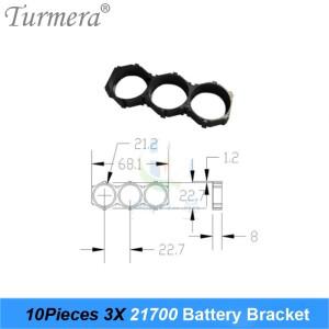 Turmera 21700 리튬 배터리 홀더 브래킷, 스페이서 어셈블리 그룹 모듈, DIY 박스 케이스 팩, 스플라이스