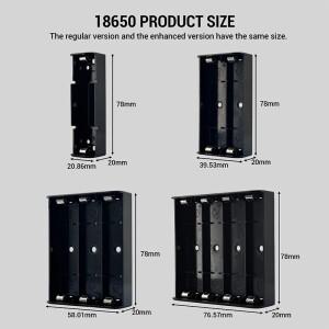 Heltecbms 18650/21700 1-4S 배터리 홀더 3-35A 표준/향상형 DIY 박스(PCB 보드용, 니켈 도금)