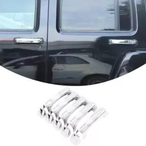 Hummer H3 2005-2009용 키오스레우이 도어 핸들 커버 트림 액세서리 엔드 캡이 포함된 외부 테일게이트