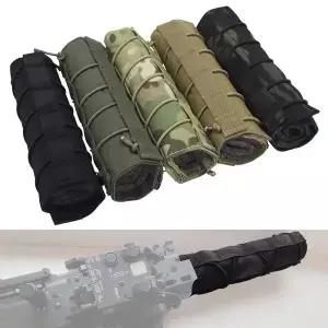 7 /18cm 전술 위장 소음기 커버 Airsoft 머플러 보호기 억제기