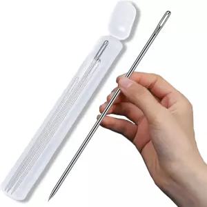 4인치 6인치 8인치 초장형 거대 3mm 두께의 중장비용 바느질 바늘로 가구 제작 공예 프로젝트 뜨개질용